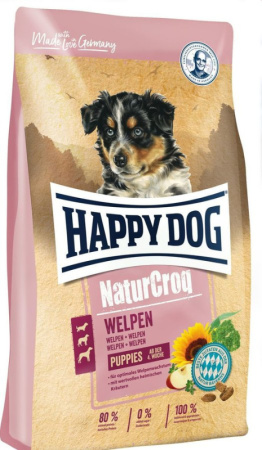 Happy Dog НатурКрок Welpen "Хэппи Дог" (для щенков всех пород с 4 недель) НОВИНКА - 15 кг
