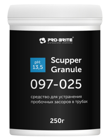 Scupper Granule средство д/устранения пробочных засоров в трубах 250мл