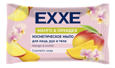 EXXE Косметическое мыло "Манго и орхидея", 75г (флоу-пак)