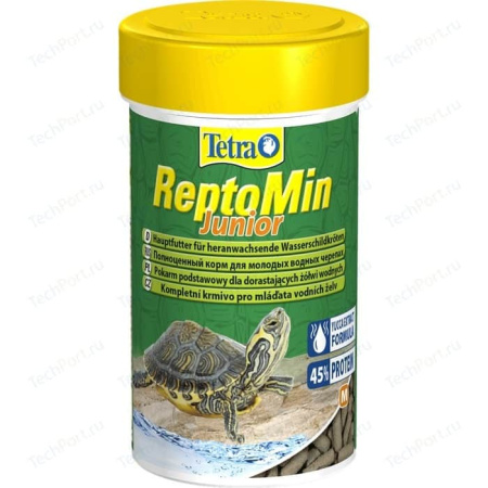 Tetra ReptoMin Junior д/молодых водных черепах палочки 250мл
