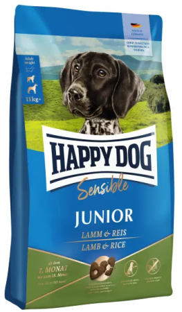 Happy Dog сух. д/щенков сред. и круп. пород Junior Lamb&rice 10кг