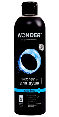 WONDER LAB Экогель д/душа  2в1 (Aqua blue) 0,45 л