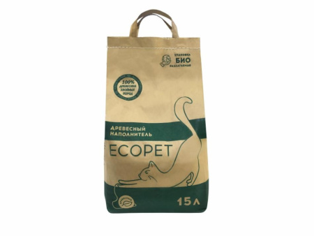 ECOPET Наполнитель Древесный 15 литров 