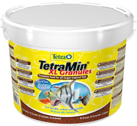 TetraMin XL Granules корм д/всех видов рыб крупные гранулы 10л (ведро)