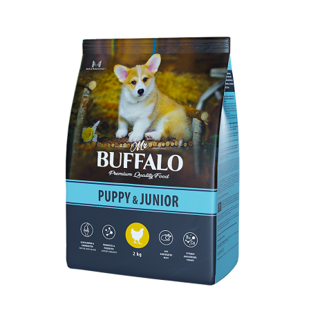 Mr.Buffalo Puppy&Junior сухой корм для щенков и юниоров с курицей