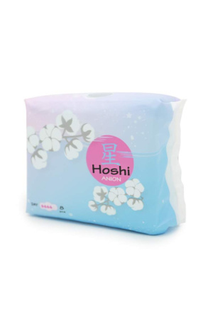 HOSHI. Anion XW01-240-8 Прокладки гигиенические для критических дней дневные Day Use (240мм), 8шт