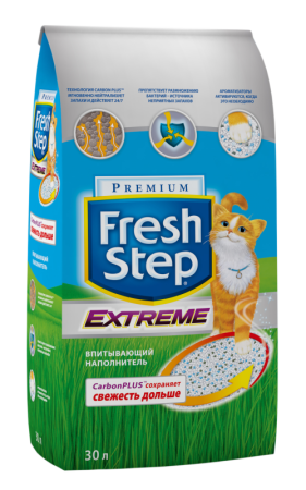 FreshStep Extreme наполнитель впитывающий 15,8кг/ 30л