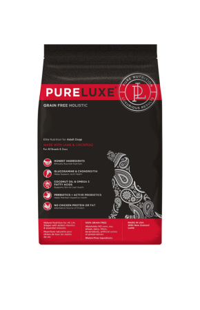 1625 PureLuxe для взрослых собак с ягненком и нутом, 1,81 кг