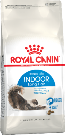 Royal Canin Indoor Long Hair сухой корм для домашних длинношерстных кошек 10кг