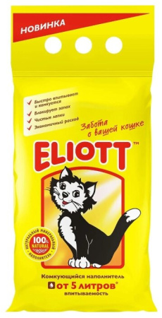 Eliott Clumping Наполнитель 5л (2,5кг)