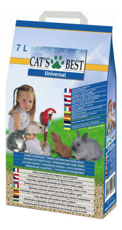 Cat's Best Universal наполнитель древесный без запаха 4 кг 7 л