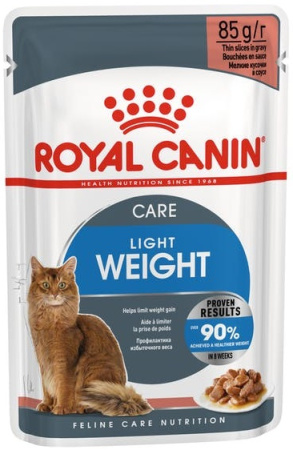 Royal Canin Light Weight Care пауч для кошек склонных к полноте соус