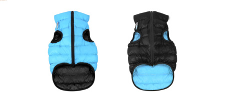 Курточка для собак AiryVest двусторонняя, размер L 55, черно-голубая                  