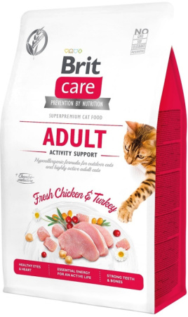 Брит Care Cat GF Adult Activity Support для взрослых кошек Поддержка активности 7кг