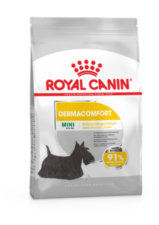 Royal Canin Mini Dermacomfort сухой корм для собак мелких пород, склонных к раздражению кожи