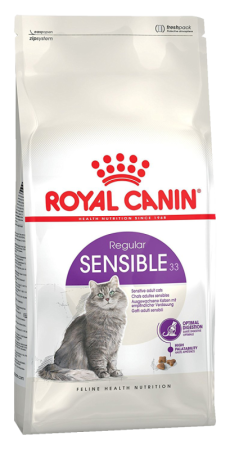 Royal Canin Sensible сухой корм для кошек с чувствительным пищеварением 15кг
