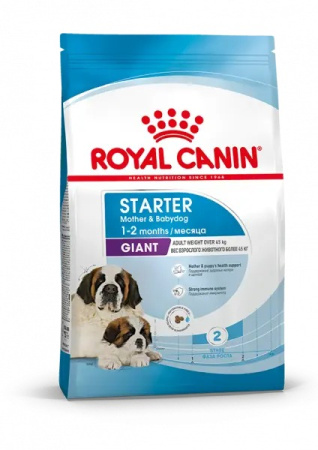 Royal Canin Giant Starter Mother & Babydog сухой корм для щенков гигантских пород и кормящих сук15кг