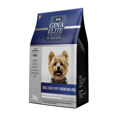 Gina Elite Small Breed Puppy Ocean Fish&Rice(Италия)   1кг