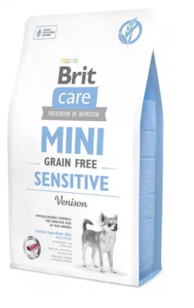 Брит Care MINI GF Sensitive беззерн. д/соб. мини-пород с чувствит.пищевар. 2кг