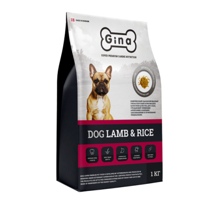 Gina Dog Lamb&Rice 1кг Сербия 