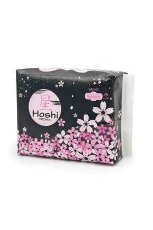 HOSHI. Aroma XW02-290-8 Прокладки гигиенические для критических дней ночные Night Use (290мм), 8шт