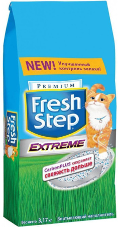 FreshStep Extreme наполнитель впитывающий 3,17кг / 6л