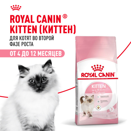 Royal Canin Kitten сухой корм для котят от 4 до 12 месяцев