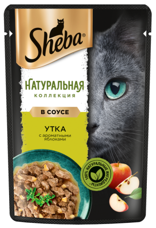 Sheba Natures пауч д/кошек Утка с яблоком 75г