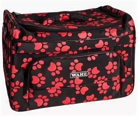Moser Wahl Paw print bag сумка с лапами 39x25x27,5 см (с красными лапками)