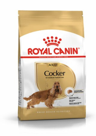Royal Canin Cocker Adult сухой корм для собак породы кокер-спаниель 12кг