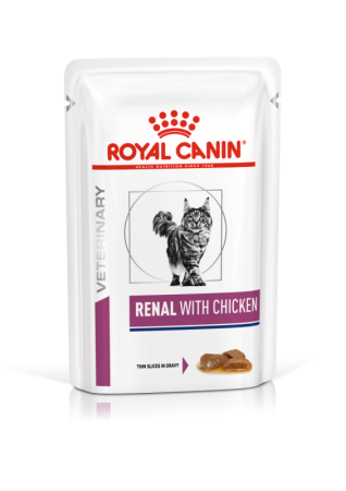 Royal Canin Renal пауч для кошек с почечной недостаточностью с курицей