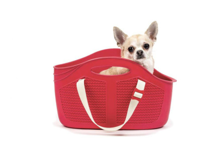 BAMA PET сумка-переноска для собак мини-пород и кошек MIA 40x15x24hсм, красная