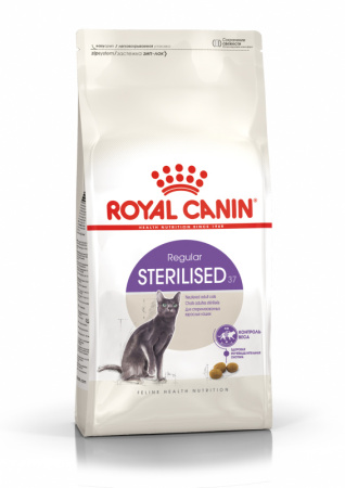 Royal Canin Sterilised 37 сухой корм для стерилизованных кошек от 1 года до 7 лет