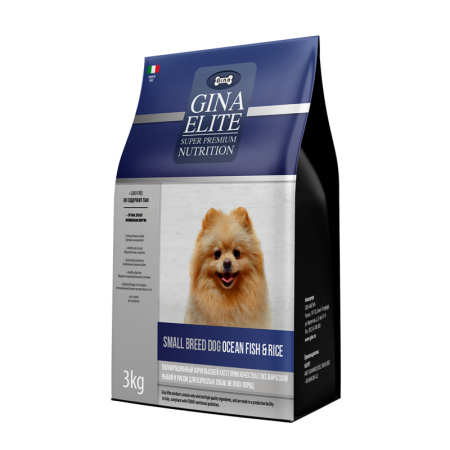 Gina Elite Small Breed Dog Ocean Fish&Rice(Италия)   3кг