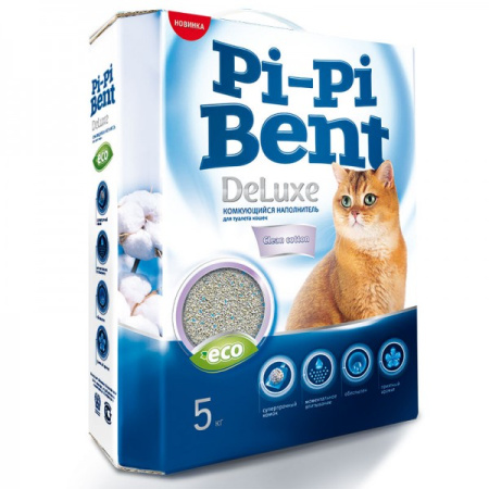 Pi-Pi-Bent Deluxe Clean cotton, коробка 5 кг