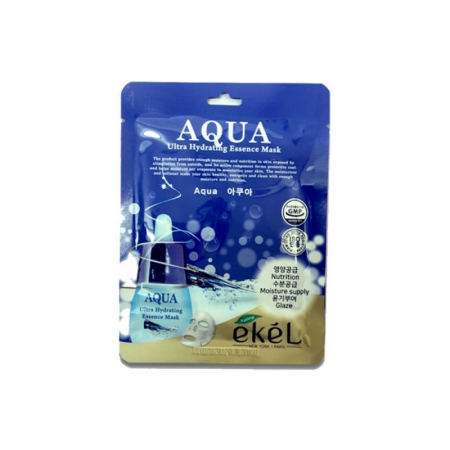 EKEL AQUA Ultra Hydrating Essence Маска тканевая с гидролизованным коллагеном, 25 мл