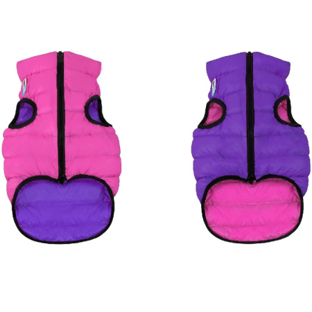 Курточка для собак AiryVest двусторонняя, размер М 45, розово-фиолетовая      