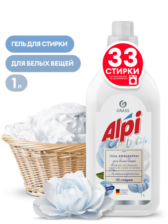 ALPI white gel Гель-концентрат для стирки белых вещей 1л