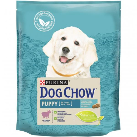 Dog Chow  для щенков, вкус ягненок 0,8 кг