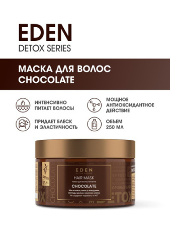 EDEN DETOX Chocolate Маска д/волос, 250мл