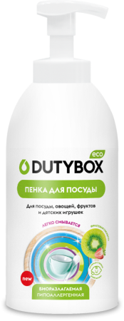 DutyBox Эко-пенка для посуды лайм и мята, 500 мл