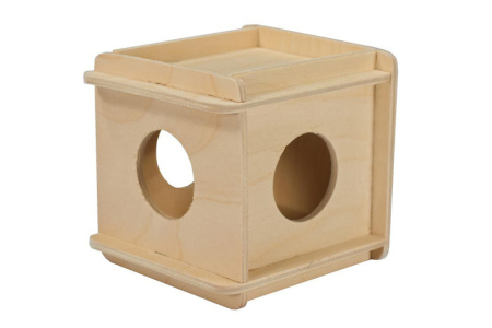 Triol Игрушка-кубик д/грызунов деревянный