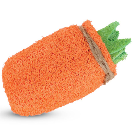 Triol Игрушка д/грызунов из люфы "Морковь", 12 см (LF01)